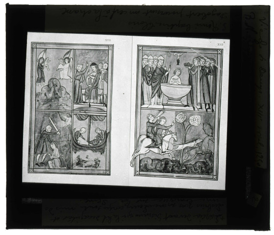 Bibliothèque Nationale de France à Paris, miniatures du XIIIème siècle « la Vie des quatre Denis ».