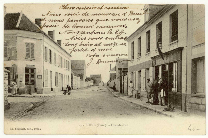 Bueil. Grande rue.