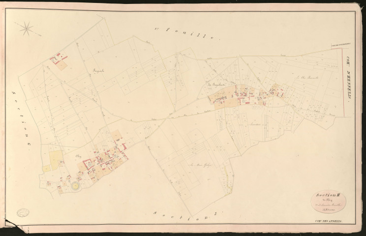 Andelys (Les). Section H _ de Cléry _ 2e et dernière Feuille
