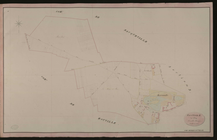 Marcouville-en-Vexin. Section A _ du Village _ Feuille Unique
