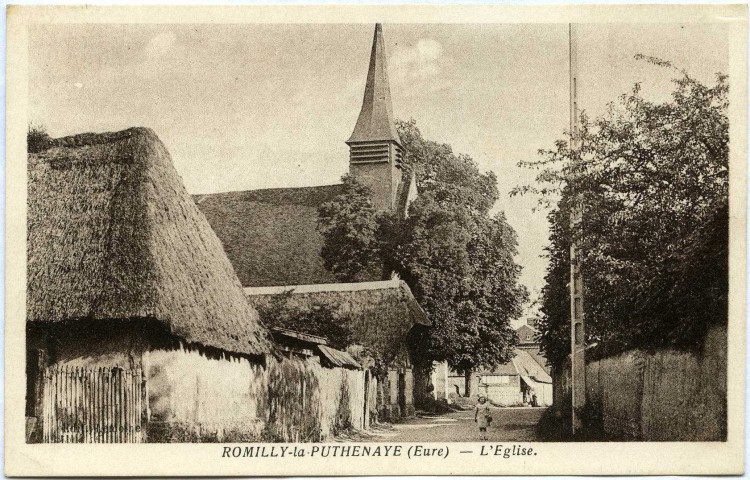 Romilly-la-Puthenaye. L'Église.