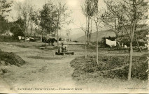 TAFORALT (Maroc Oriental). - Fontaine et lavoir
