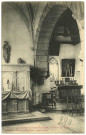 Gournay-le-Guérin. Château de Petiteville (Eure) - Intérieur de l'Eglise.