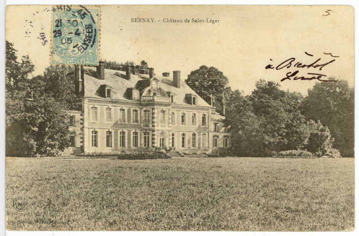Saint-Léger-de-Rôtes. Château de St-Léger-de-Rotes.