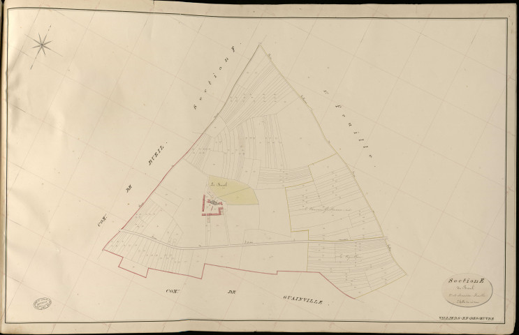 Villiers-en-Désœuvre. Section E _ du Breuil _ 2e et dernière Feuille