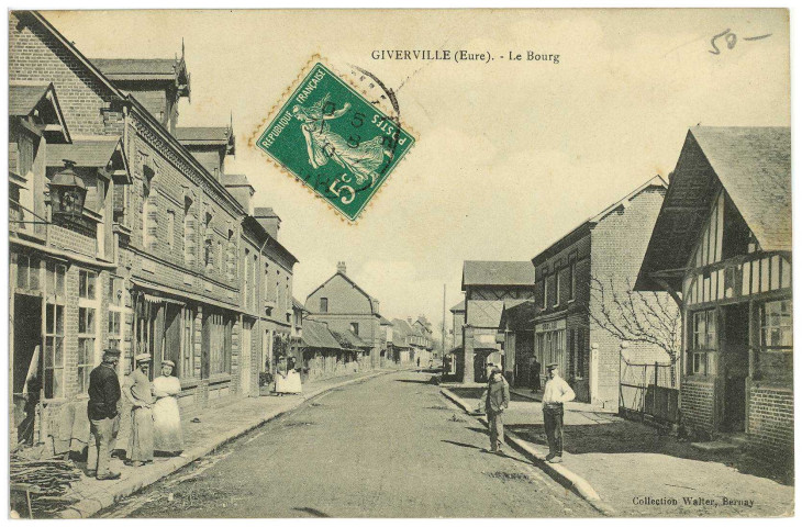 Giverville. Le Bourg.