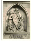 Groupe sculpté de la Trinité de l'église paroissiale Saint-André du Bec-Hellouin (Eure, France)