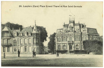 Louviers-Ville. Place Ernest Thorel et Rue Saint Germain.