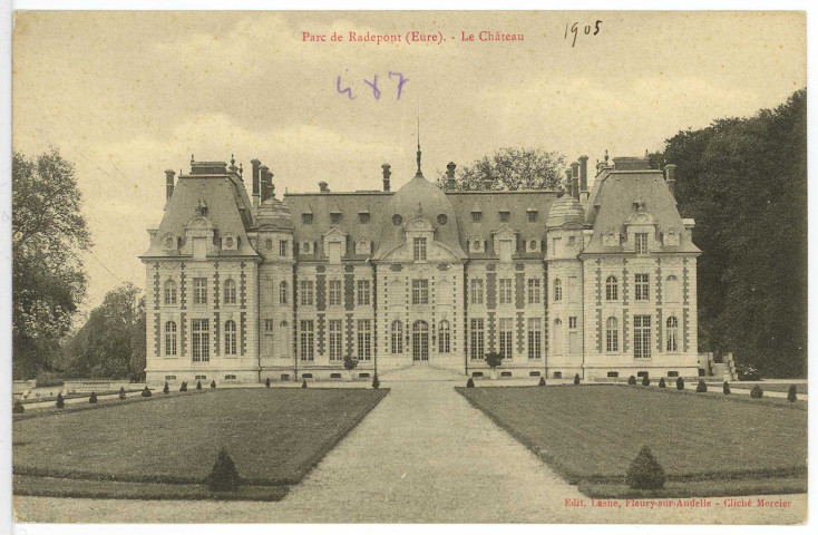 Radepont. Le Château.