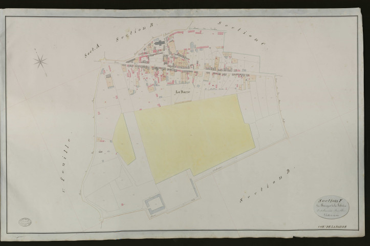 Barre-en-Ouche (La). Section F _ du bourg et de la Foltière _ 2e et dernière Feuille