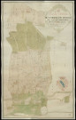Autheuil-Authouillet - "Plan visuel de la paroisse d'Authouillet mouvante de la baronnie de La Boulaye appartenante à Mr de Bussy, fait en 1773 par Desmarest avocat, dessiné par Maubert arpenteur royal". *