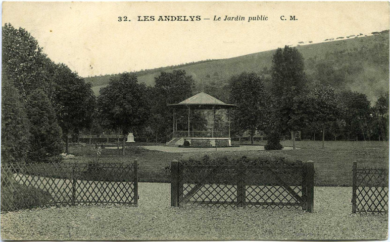 Andelys (Les). Le Jardin Public.