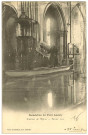 Andelys (Les). Inondation du Petit Andely - Intérieur de l'Eglise - Février 1910.