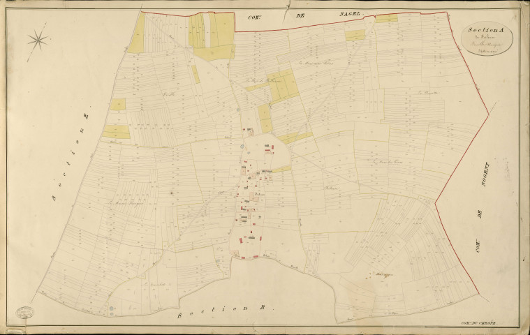 Chesne (Le). Section A _ de Frileuse _ Feuille Unique