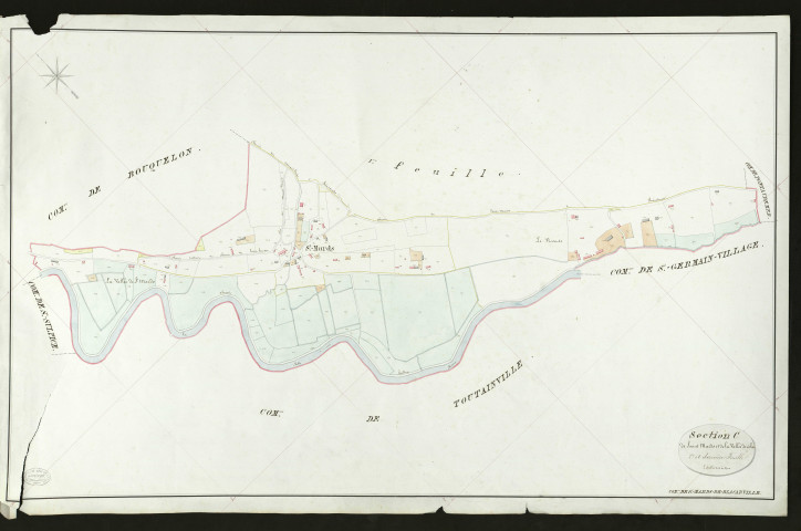 Saint-Mards-de-Blacarville. Section C _ de Saint Mards et de la Vallée derisle _ 2e et denrière Feuille