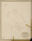 Bretagnolles. Tableau d'assemblage _ du Plan Parcellaire de la Commune de Bretagnolles _ Canton de Saint André - Evreux - Eure. _ Terminé sur le Terrain le 25 Mai 1837, sous l'administration de M. Passy, Préfet _ M. Mulot, Maire _ et sous la Direction de M. Marel, Directeur des Contributions directes _ M. Le Fébure, Géomètre en Chef. _ Par M. Pizier, Géomètre de 1re classe.