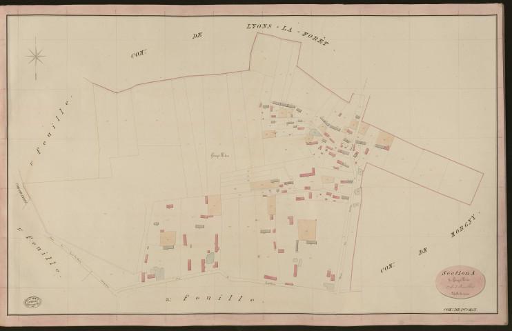Puchay. Section A _ de Goupillère _ 2e de 3 Feuilles