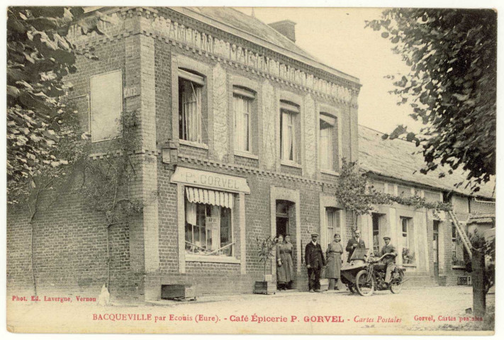 Bacqueville. Café-Epicerie P. Gorvel.