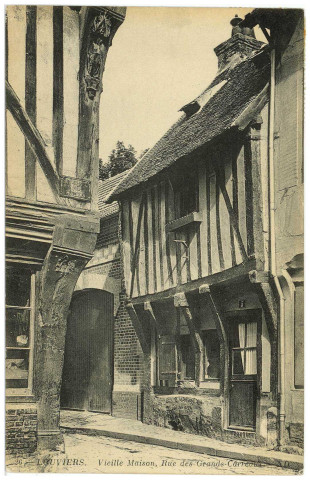 Louviers-Ville. Vieille Maison, Rue des Grands-Carreaux.