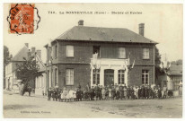 Bonneville-sur-Iton (la). Mairie et Ecole.
