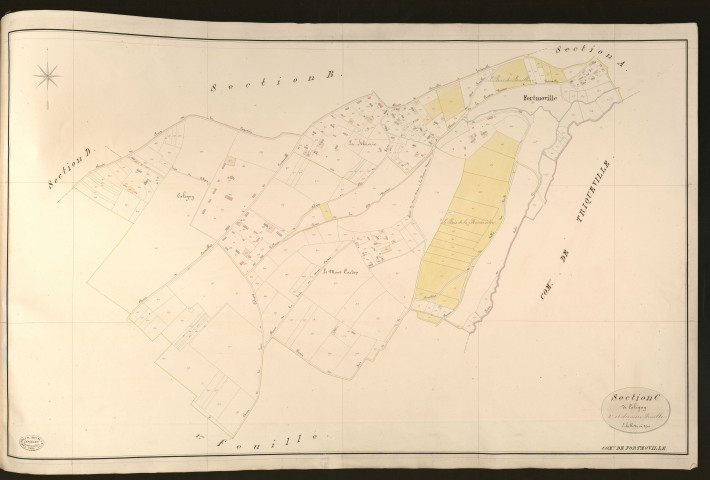 Fort-Moville. Section C _ de Caligny _ 2e et dernière Feuille