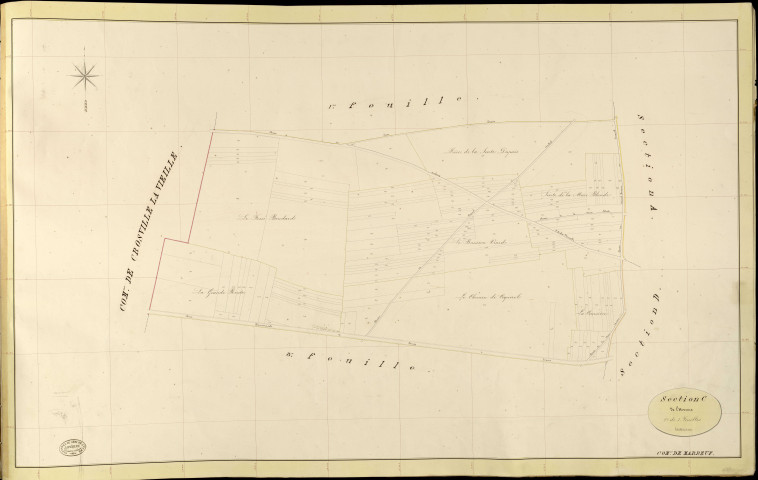 Marbeuf. Section C _ de l'Avenue _ 2e de 3 Feuilles