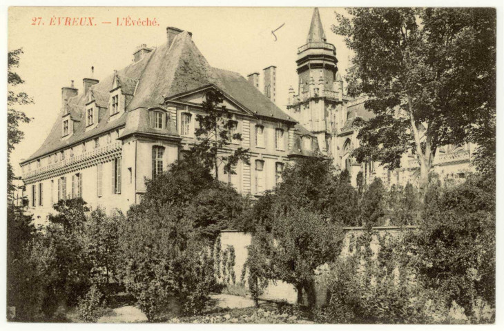 Evreux-Ville. L'Evêché.