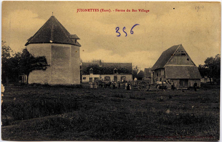 Juignettes. Ferme du Bas Village.