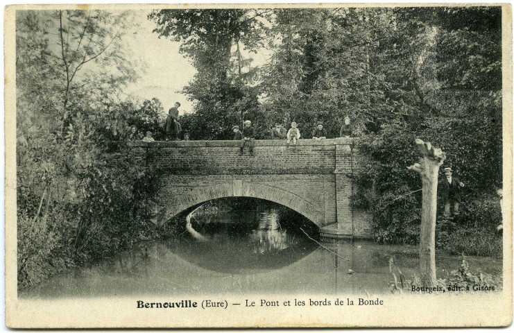Bernouville. Le Pont et les Bords de la Bonde.