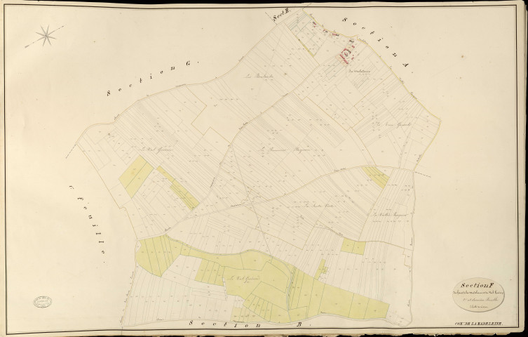 Madeleine-de-Nonancourt (La). Section F _ du haut de la Madeleine et du Val Guérin _ 2e et dernière Feuille