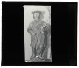 Église de Roman (Eure), statue de Saint-Louis, ensemble.
