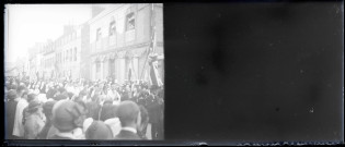 Procession en l'honneur de la béatification de Sainte-Thérèse de Lisieux à Lisieux (Calvados).