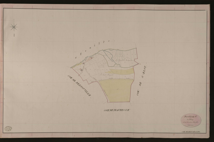 Bézu-le-Long. Section C _ du Village _ 3e et dernière Feuille