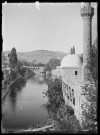 Ourfa (Turquie), mosquées autour du lac d'Abraham (notice PA).
