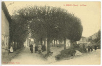 Saint-Marcel. La Place.