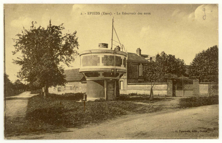 Epieds. Le Réservoir des Eaux.