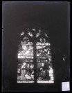 Église de La Couture-Boussey (Eure), vitraux de l'abside représentant la Nativité.