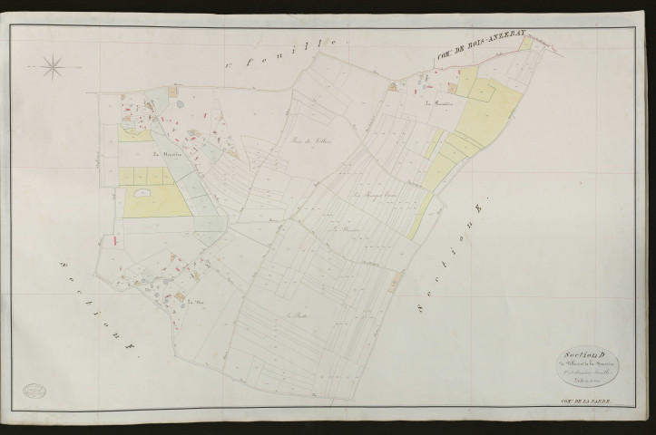 Barre-en-Ouche (La). Section D _ de Villiers et de la Nouvière _ 2e et dernière Feuilles