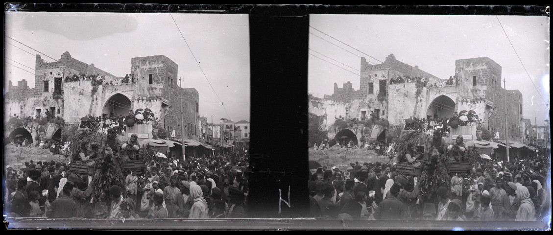 Procession au cœur d'Allenby Street (Israël).
