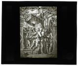 Musée de Bâle (Suisse), gravure de Holbein « Pilate se lavant les mains ».