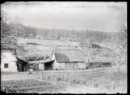 Campagne et chaumières normandes de Rosay-sur-Lieure (Eure).