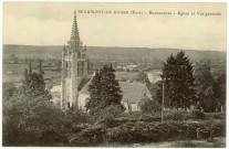 Beaumontel. Eglise et vue générale.