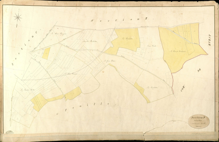 Gravigny. Section D _ de tous Vents _ 2e et dernière Feuille