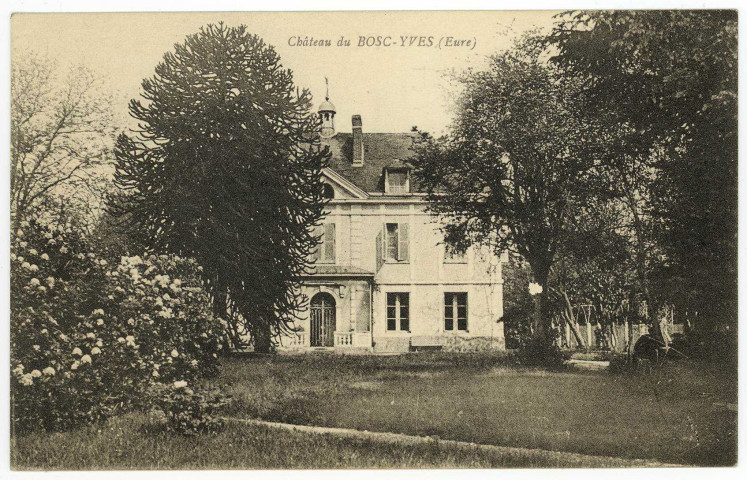 Neuville-du-Bosc (La). Château du Bosc-Yves (Eure).
