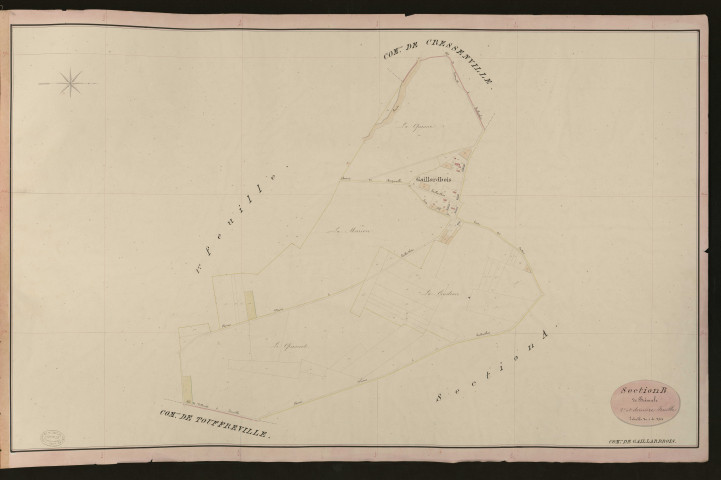 Gaillarbois. Section B _ de Brémule _ 2e et dernière Feuille