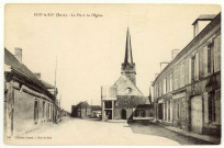 Bois-le-Roi. La Place de l'Eglise.