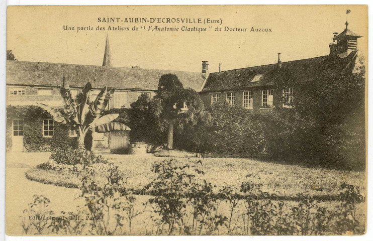Saint-Aubin-d'Ecrosville. Une partie des Ateliers de l'Anatomie Classique du Docteur Auzoux.