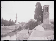 Vue sur les toits de la mosquée d'Ourfa (Turquie).