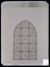Cathédrale d'Auxerre (Yonne), vitrail représentant Sainte-Madeleine.
