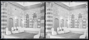 Intérieur de la grande mosquée de Damas (Syrie).